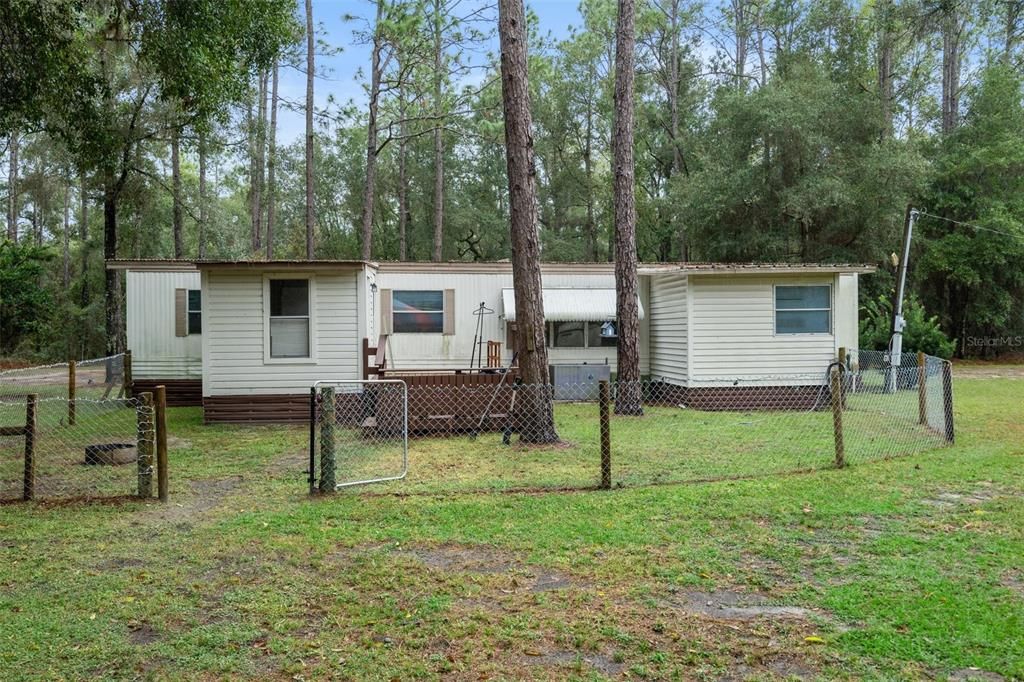 2 Bed/2 Bath Mobile on 3.2 Acres. Must be sold together with 2.5 acre property.