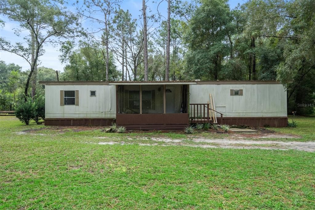 2 Bed/2 Bath Mobile on 3.2 Acres. Must be sold together with 2.5 acre property.