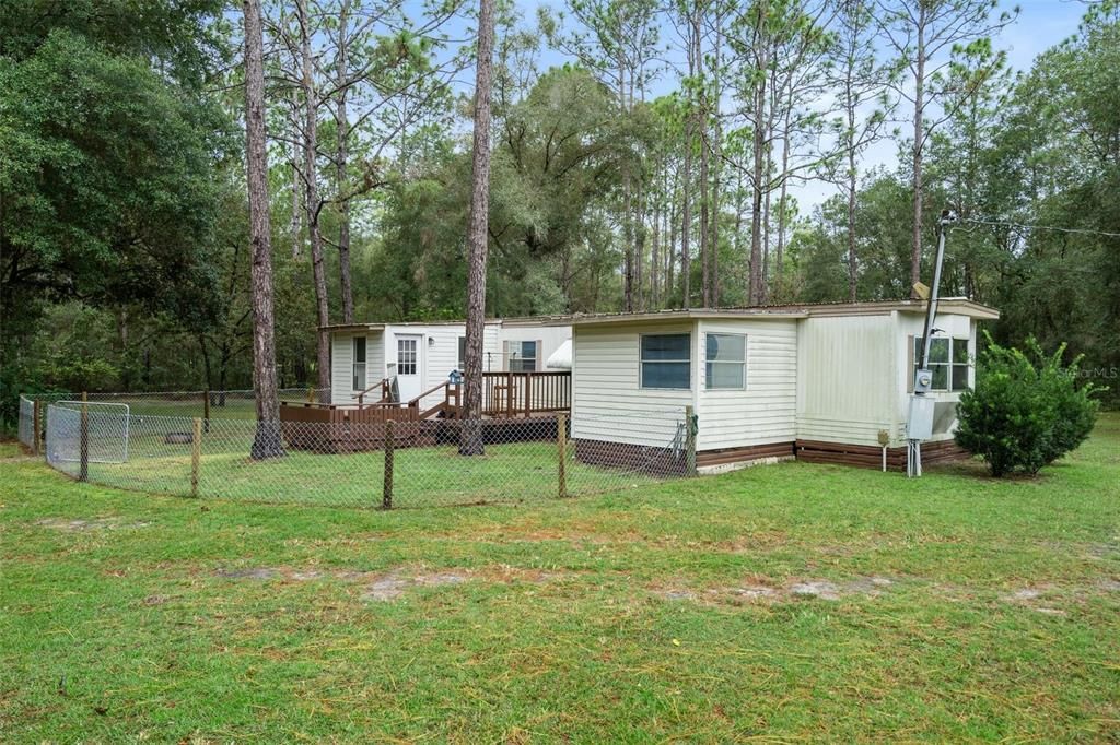 2 Bed/2 Bath Mobile on 3.2 Acres. Must be sold together with 2.5 acre property.