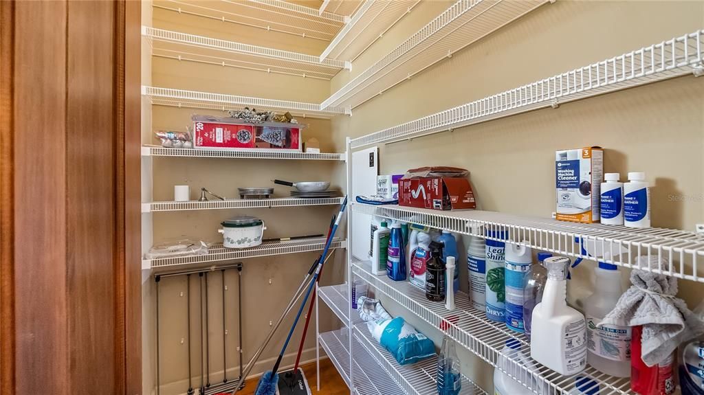 Pantry in Laundry Room