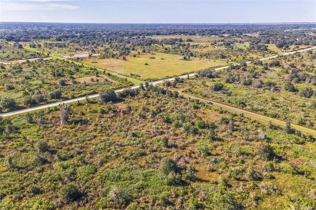 Aerial facing north west