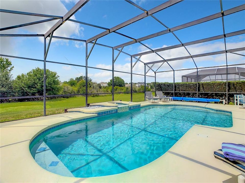 Oversized pool and deck