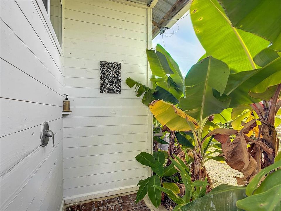 outdoor shower