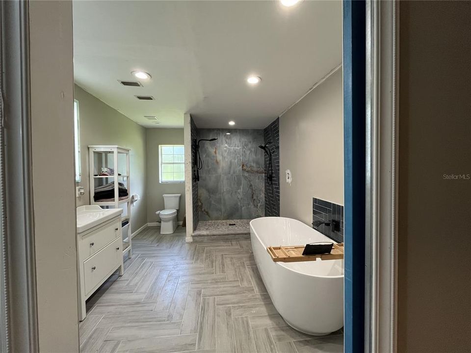 Elegant master bathroom