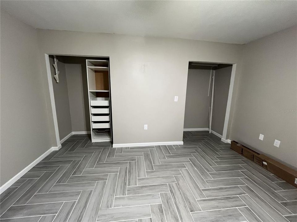 3rd bedroom with walk-through closet