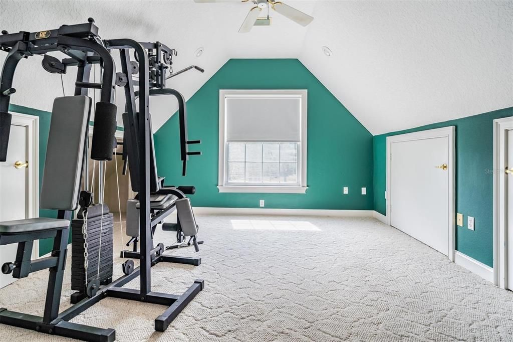 Exercise Room with Storage