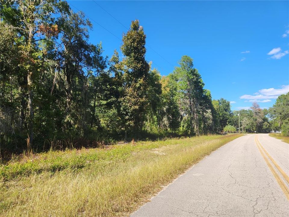 Paved Road Frontage