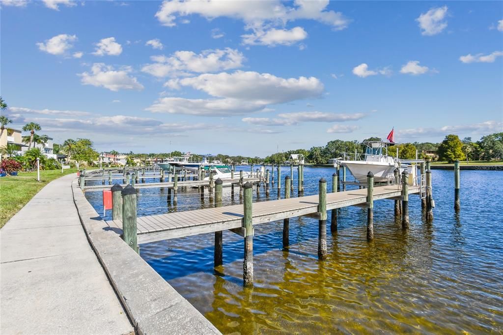 Marina with slip rental from association on Hillsborough River