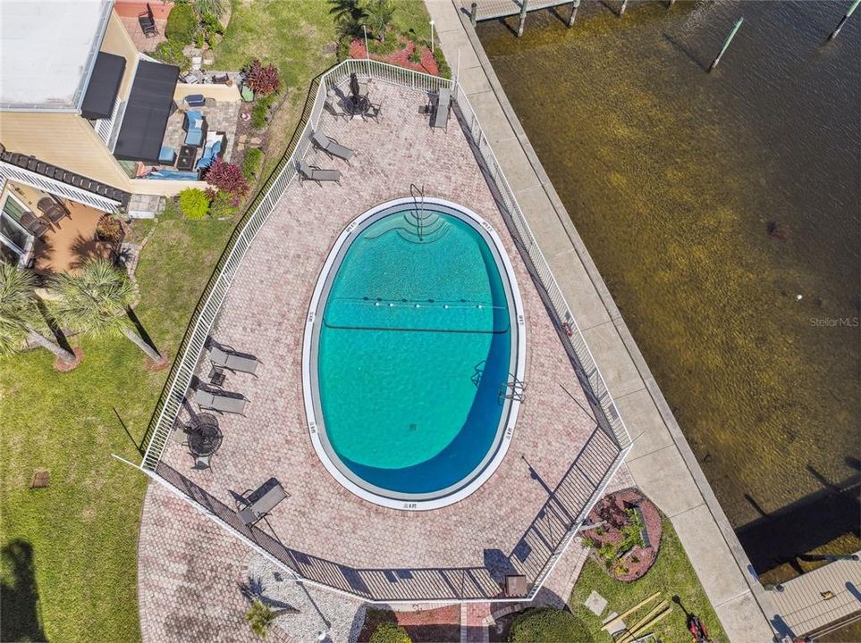 1 of 2 community pools