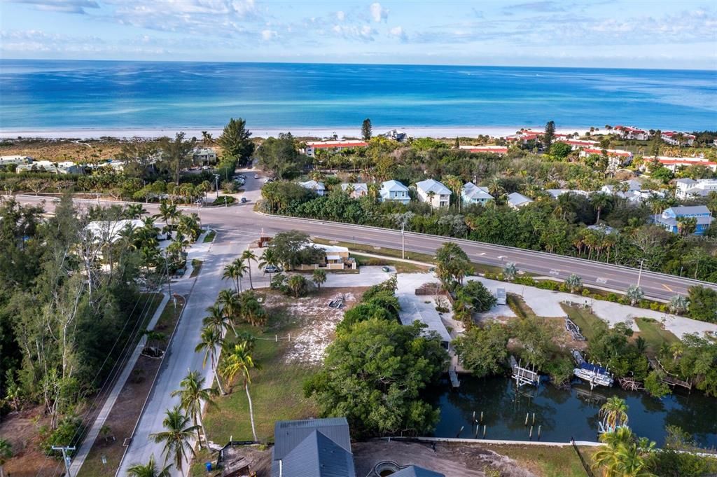 Across the street is one of the nicest beaches on Longboat Key