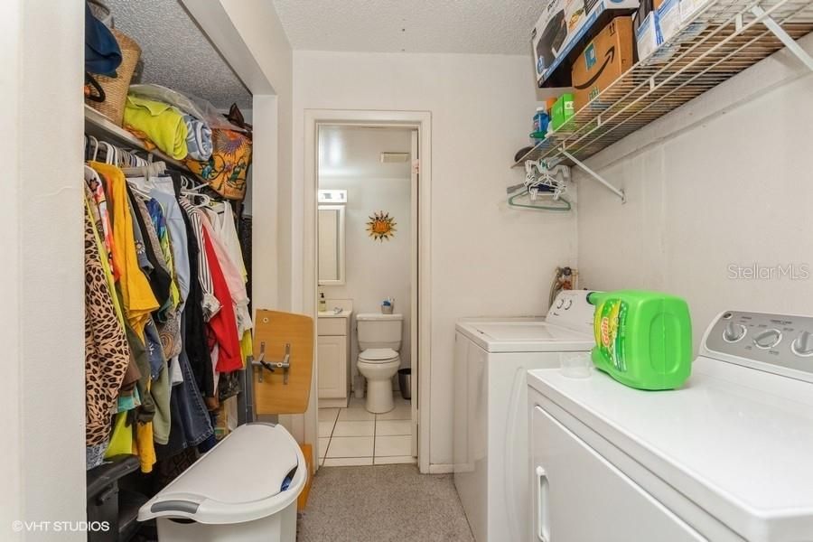 Walk-In Closet w/ Laundry