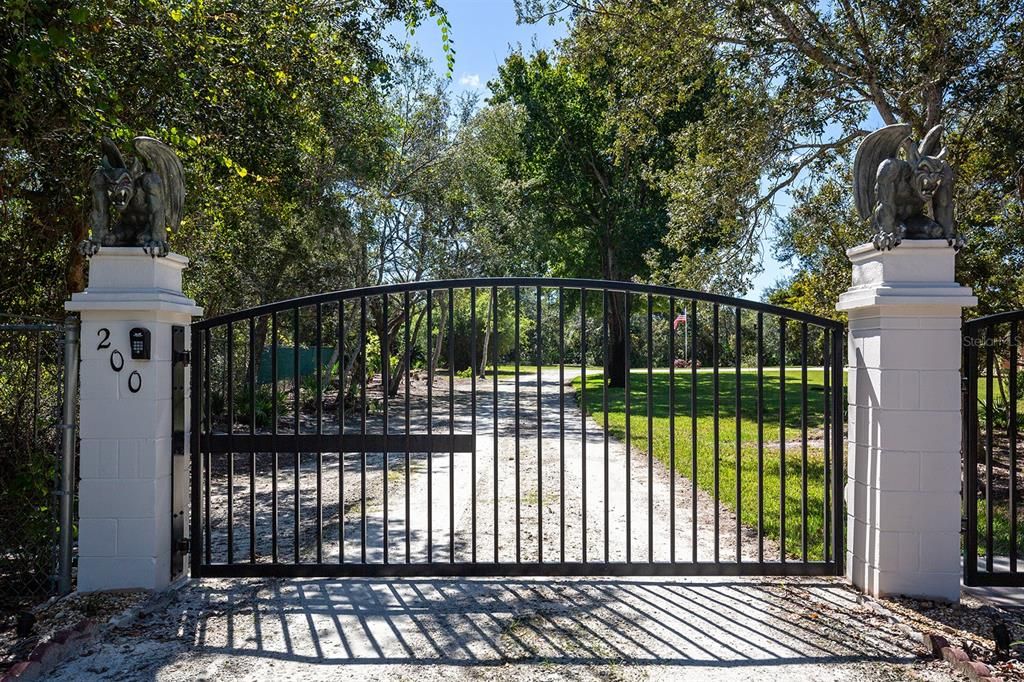 Your own private electronic gated entry!