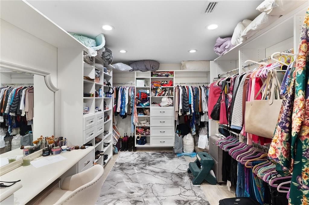 Expanded Master Closet