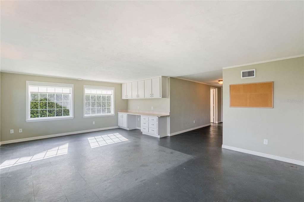 Utilize this amazing spac as a game room, theater room, so many options!