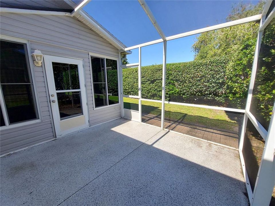 SCREENED PATIO FOR GRILL AND OUTDOOR DINING