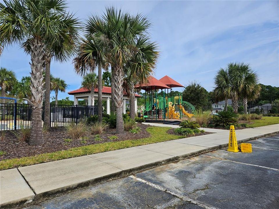 Splash pad, picnic pavilion and playground