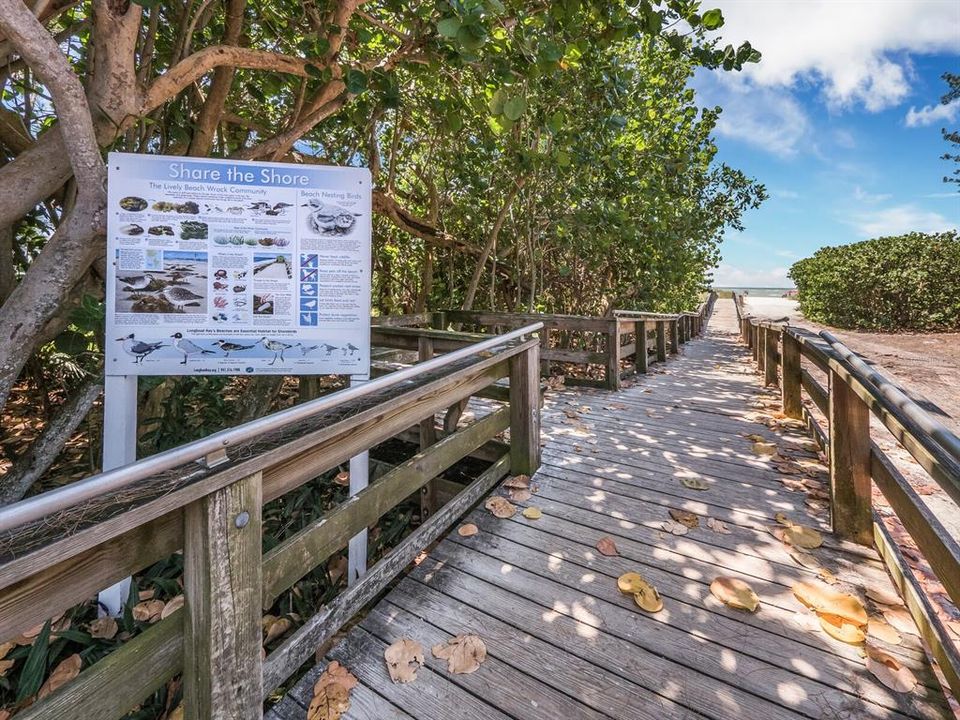 The walkway out to the amazing beach across the street from your newly built home on Broadway Street