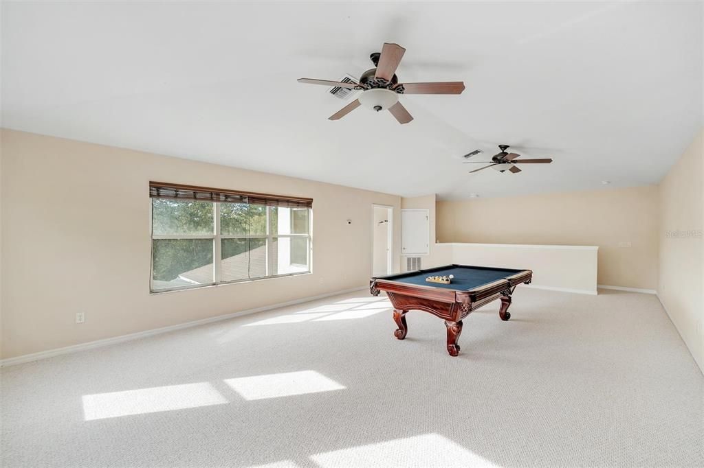 POOL TABLE, Cues, and Shelves Convey