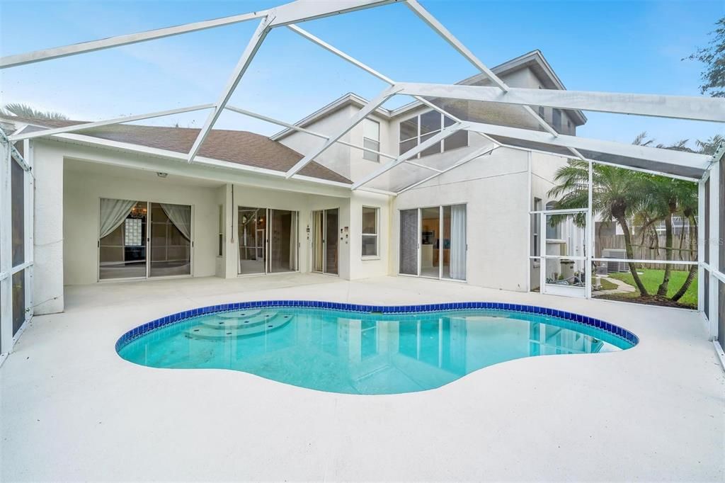 Enclosed Pool with Covered Lanai