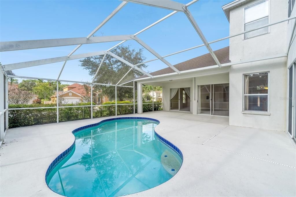 Enclosed Pool with Covered Lanai