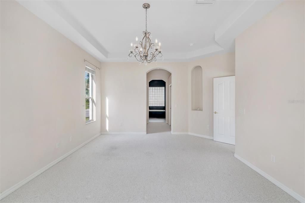 Master Bedroom with access to Lanai and Pool