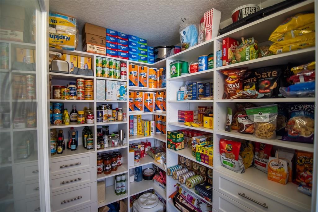 The chef's dream pantry.