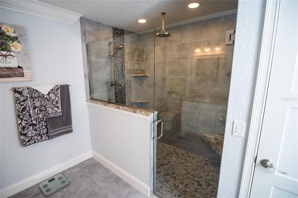 Spectacular Shower in Master Bath