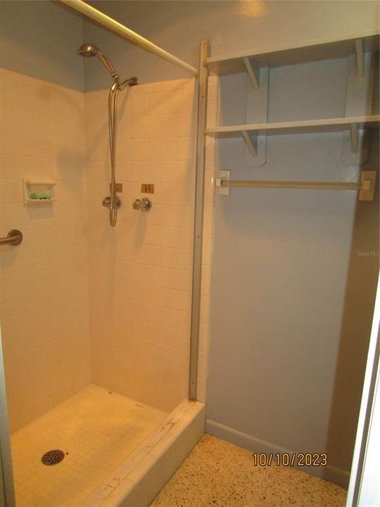 garage full bath shower