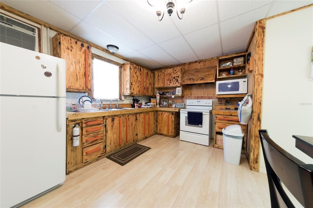 Guest House Kitchen with custom cabinetry