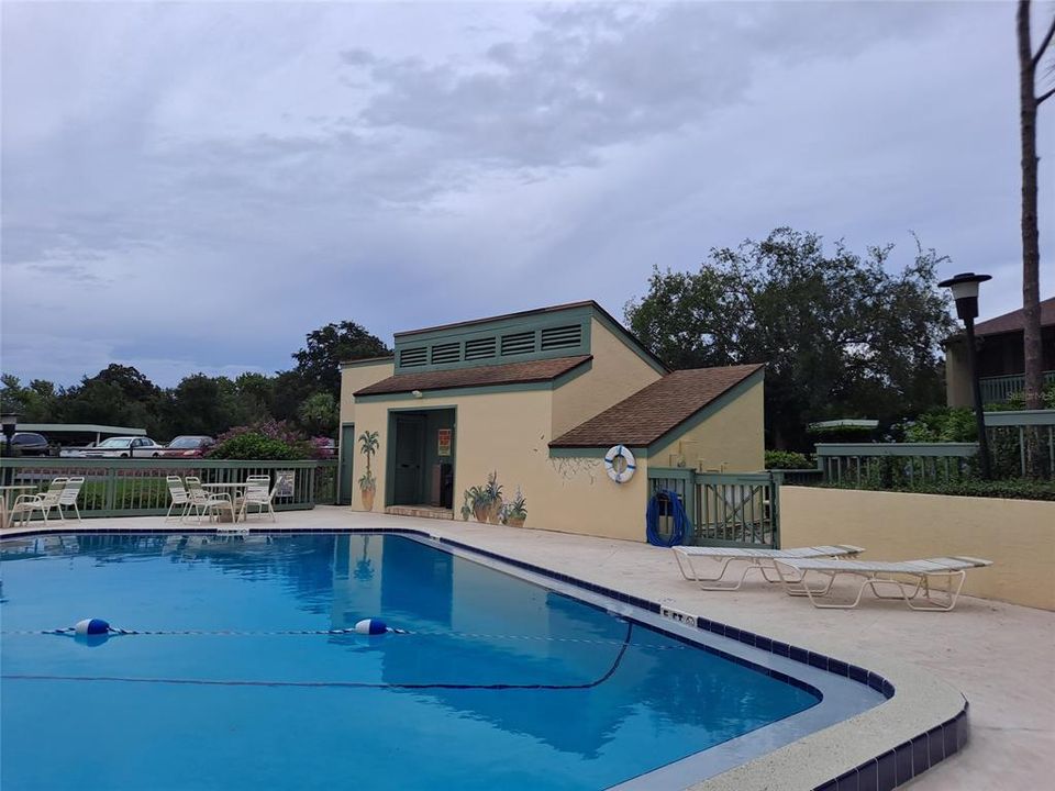 Restrooms at the Pool