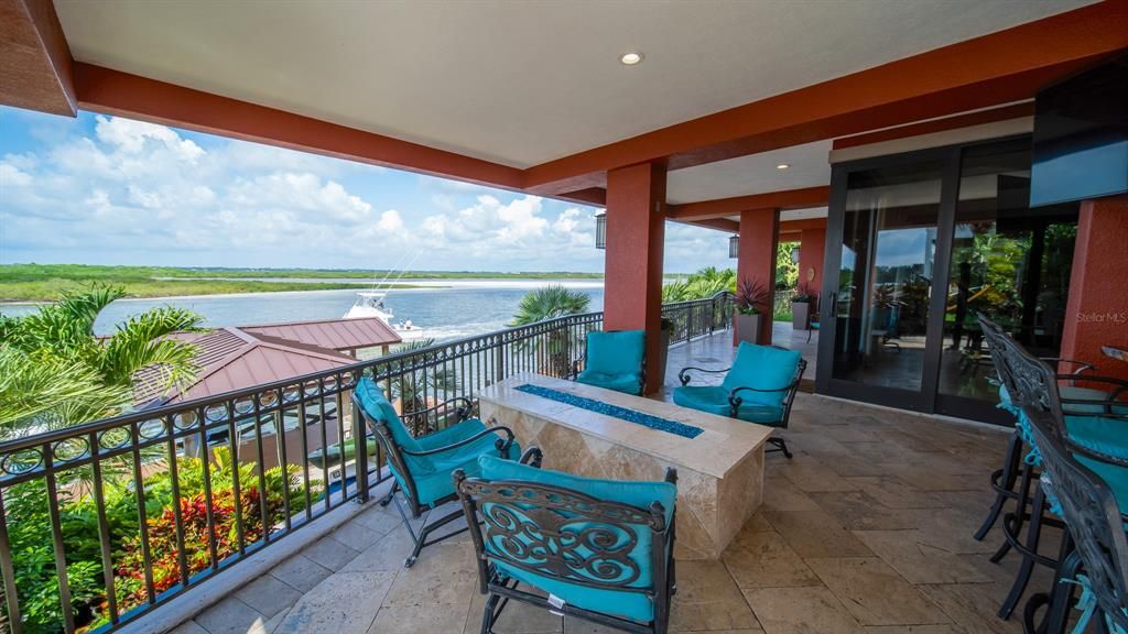 Balconies and terraces take in the breathtaking water views