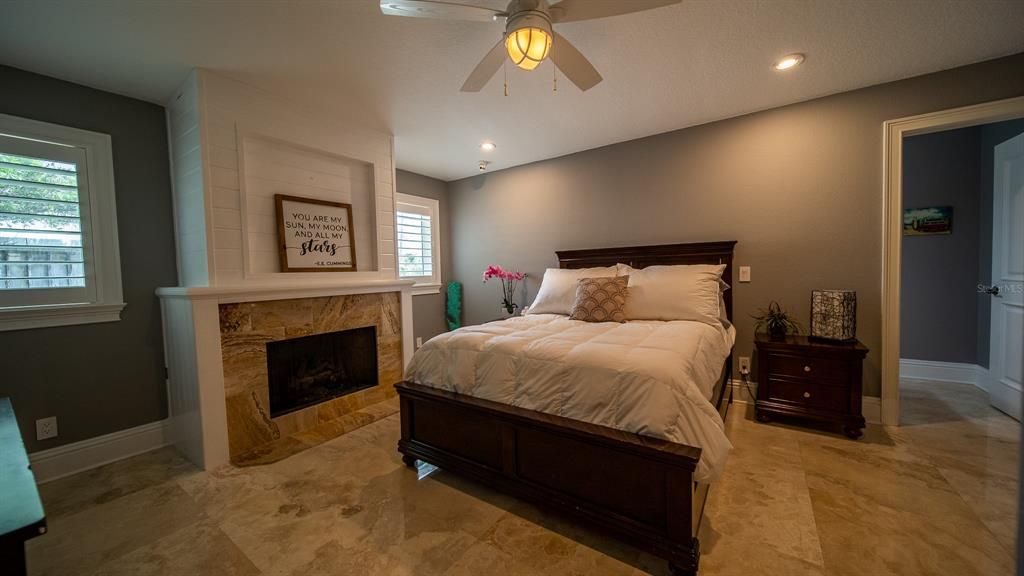 Bedroom Suite #3 with Fireplace