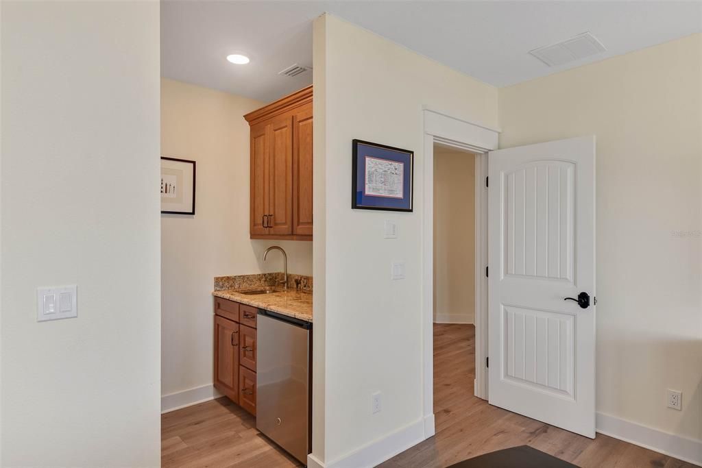 Wet Bar w/ Refrigerator for Office/Bedroom #3