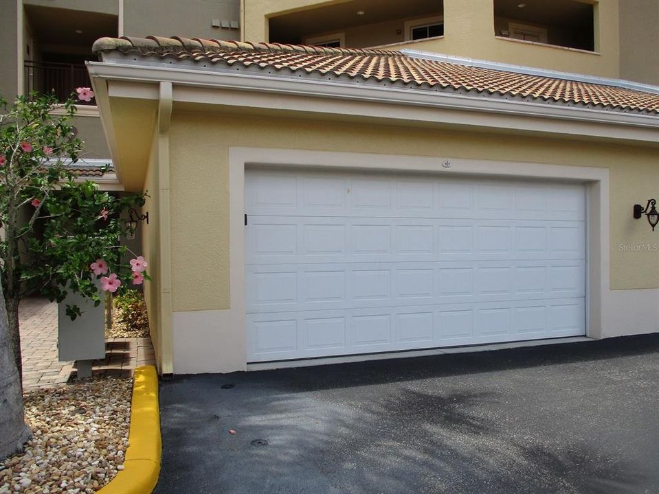 UNIT 317 PRIVATE 2 CAR GARAGE NEXT TO ELEVATOR AND MAIL BOXES.