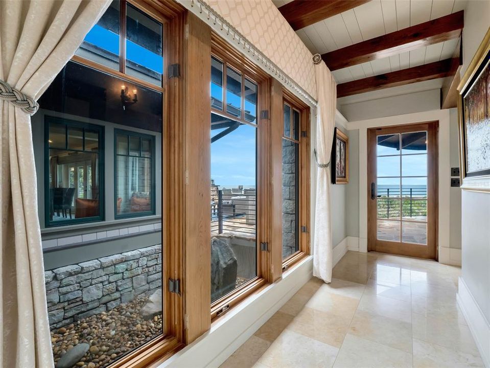 Master bedroom foyer