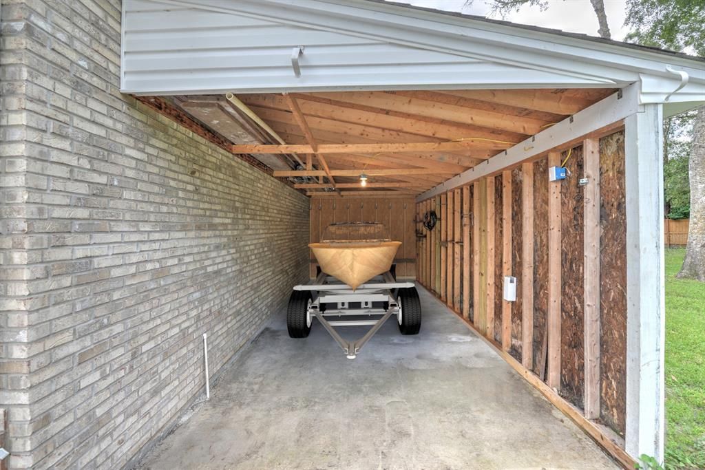 In-law cottage carport.