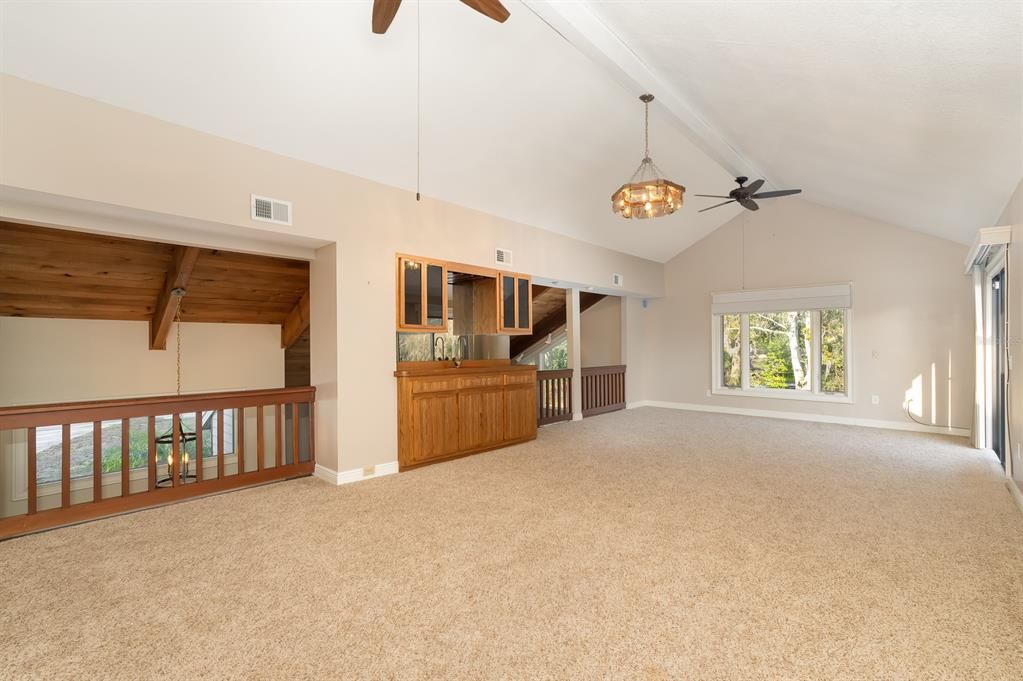 Loft with Wet Bar