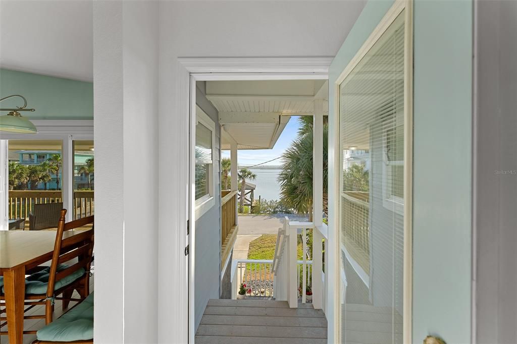 FRONT DOOR SECOND FLOOR...LOOK AT THAT VIEW!