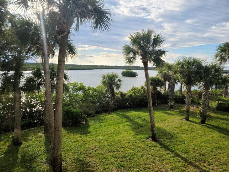 Water view from porch