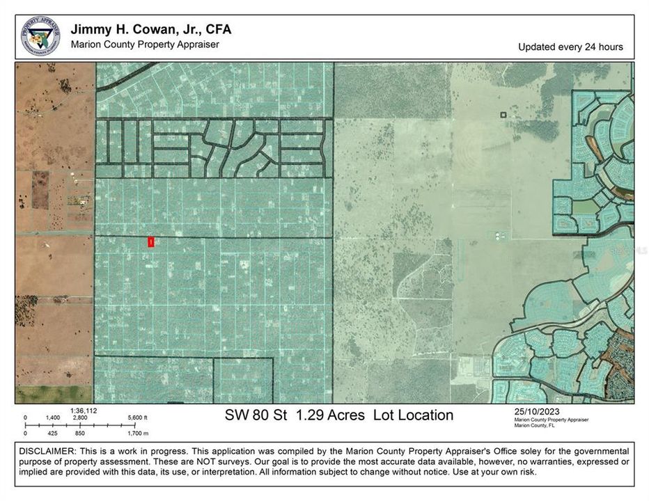 Location in Rolling Hills