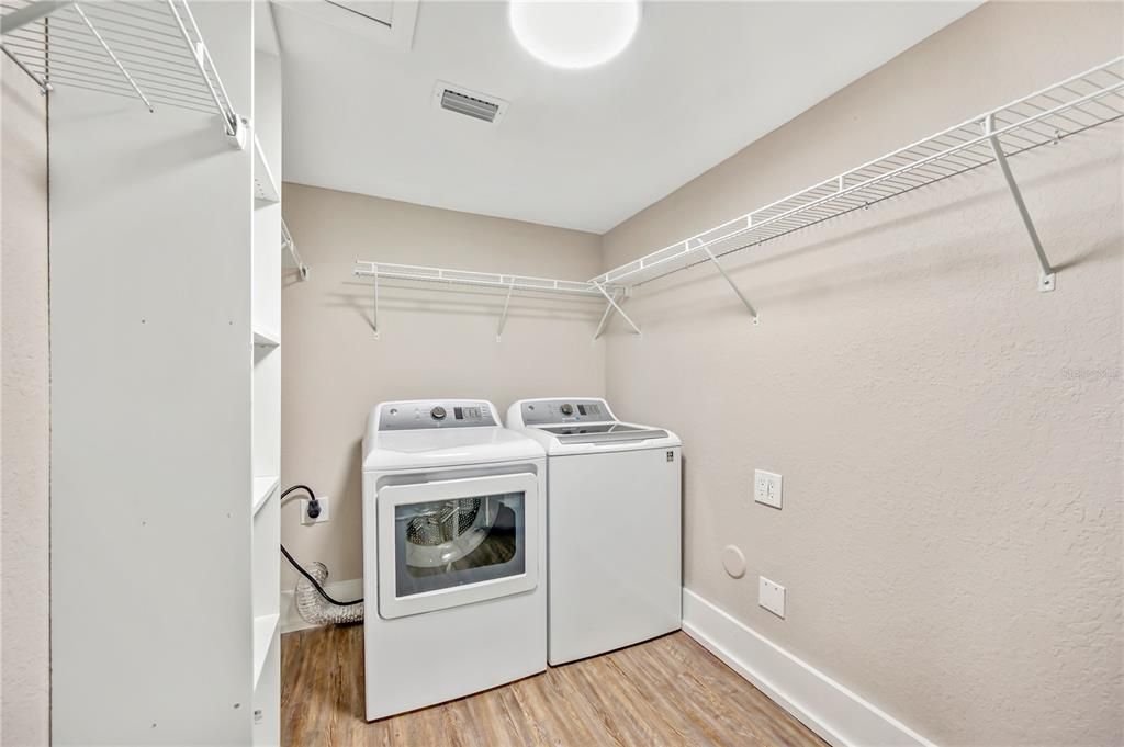 Indoor laundry room