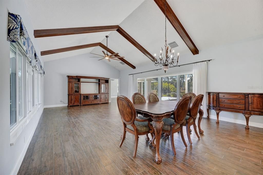 Dining area and Great room