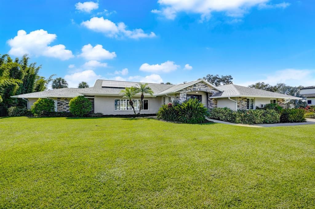 Invisible fence front and back yard. Auto pet door. 2,744 Square feet of living space. Replaced HVAC system. Whole house generator and solar panels w/tesla battery power wall.