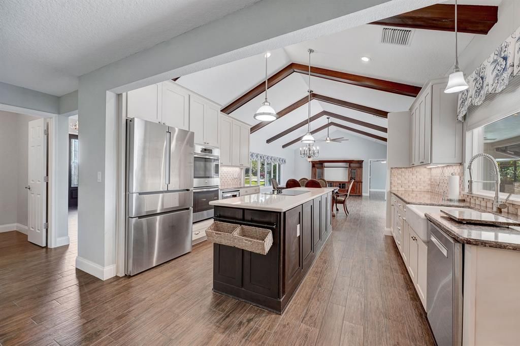 Foyer is to the left open area. Lots of open space and natural lighting.  12'6 X13'4