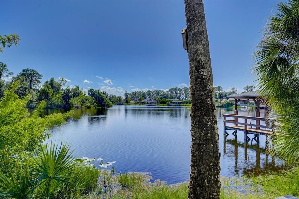 Beautiful open waterway leading to Lake Beauclair and the Harris Chain of Lakes