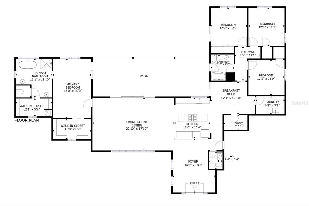 Floor Plan Home has Whole House Generator and Solar w/Tesla Batteries. Batteries have a 20 year life