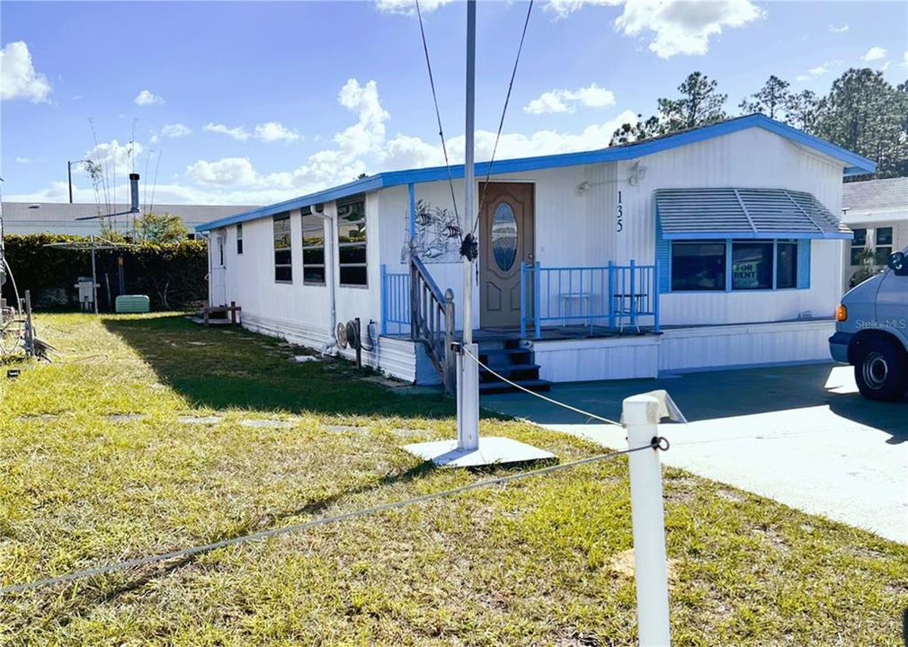 Front of the home