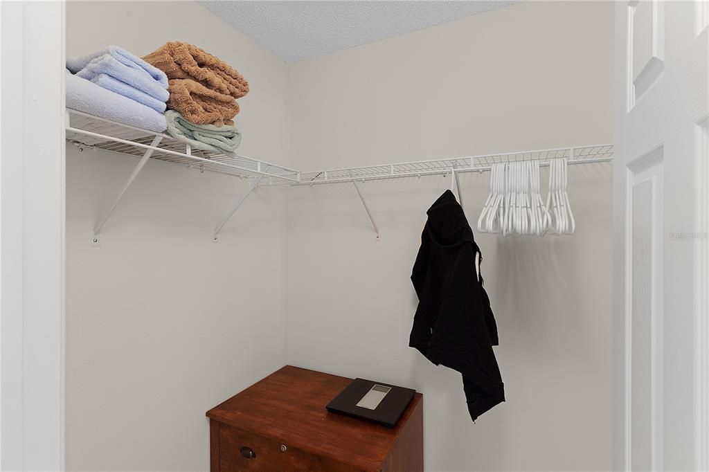 Two Walk In Closets in the Master Bed Room