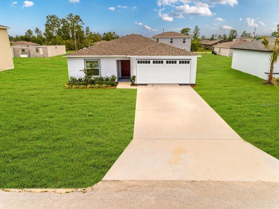 Model Home Stock Photo