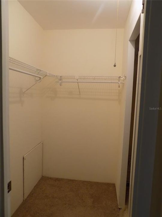 Walk-In Closet by Master Bedroom